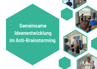 Gemeinsame Ideenentwicklung im Anti-Brainstorming